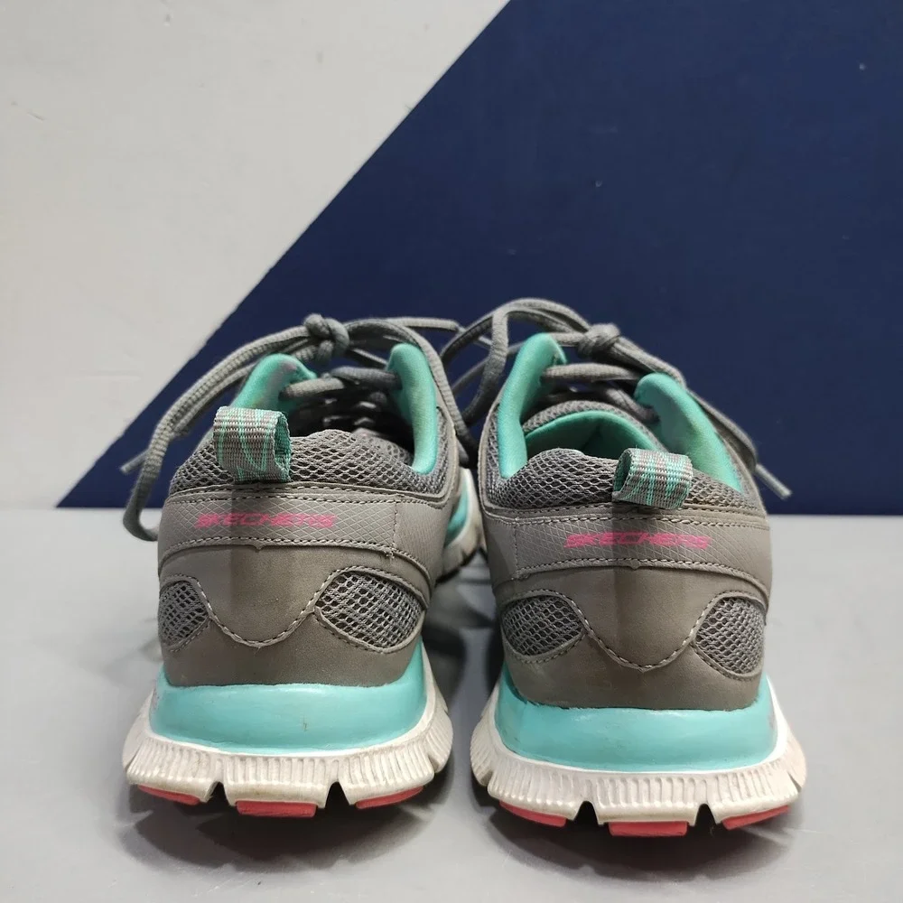 Skechers Lite-Weight Sneakers Unisex Size M4/W5.5 Multi Mesh Athletic Running